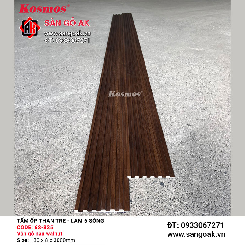 Lam sóng than tre vân gỗ Kosmos 6S-825